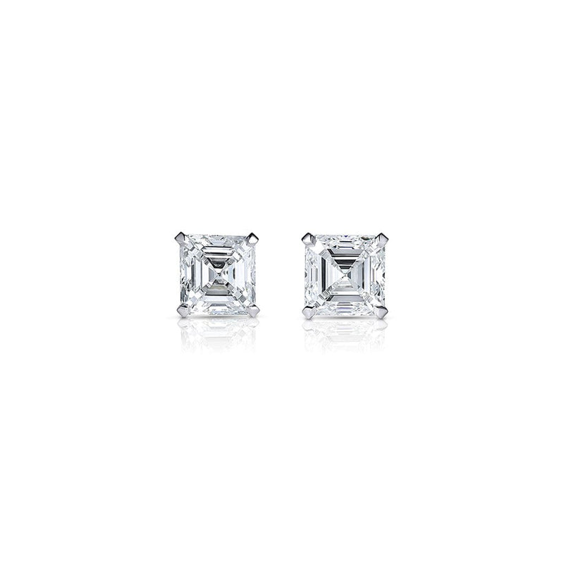 Rivière Platinum 10.18ctw Diamond Stud Earrings, GIA Certified