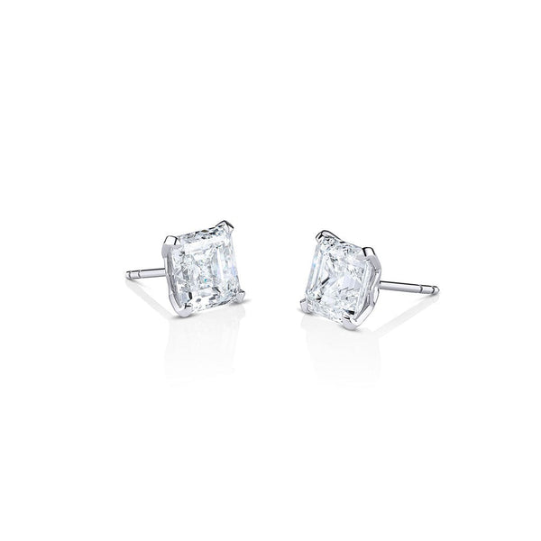Rivière Platinum 10.18ctw Diamond Stud Earrings, GIA Certified