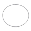 Rivière 18kt White Gold 6.02ctw Diamond Tennis Necklace