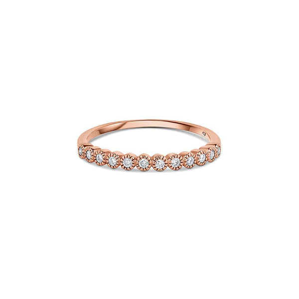 14kt Rose Gold Diamond Anniversary Band