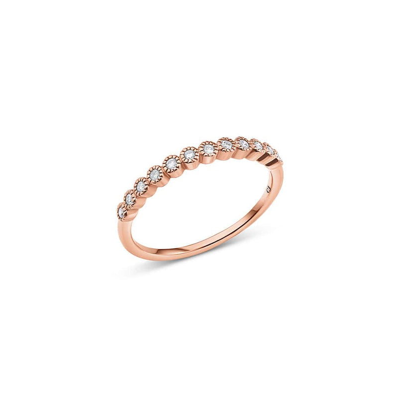 14kt Rose Gold Diamond Anniversary Band