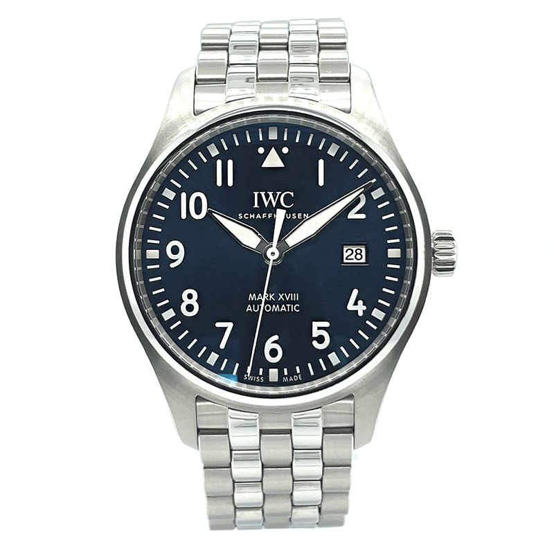 IWC Mark XVIII IW327014 Blue Dial - Certified Pre-Owned