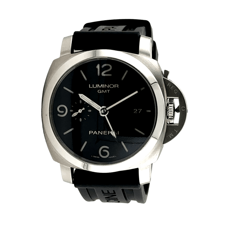 PANERAI LUMINOR 1950 3 DAYS GMT 44MM PAM00320 -  CERTIFIED PRE - OWNED