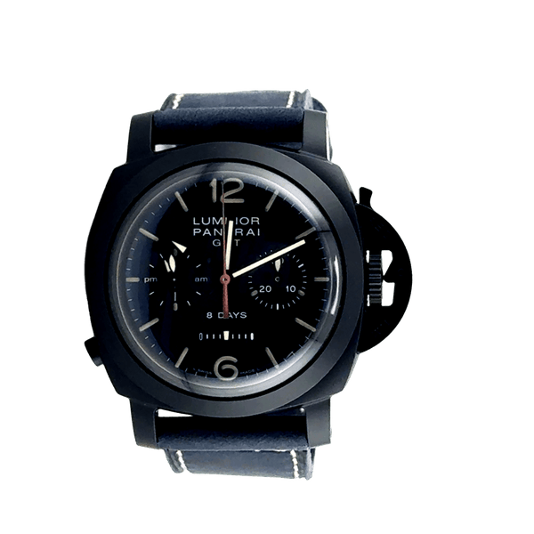 PANERAI LUMINOR 1950 CHRONO MONOPULSANTE 8 DAYS GMT PAM01135- CERTIFIED PRE - OWNED