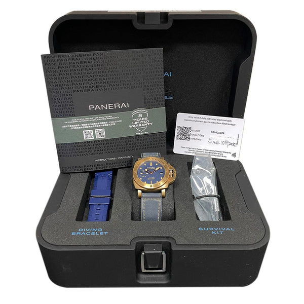 Panerai Submersible Bronzo Blu Abisso PAM01074 - 42MM - Certified Pre-Owned