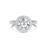 Rivière Platinum 3.05ct Round Brilliant Cut Diamond Ring, GIA Certified