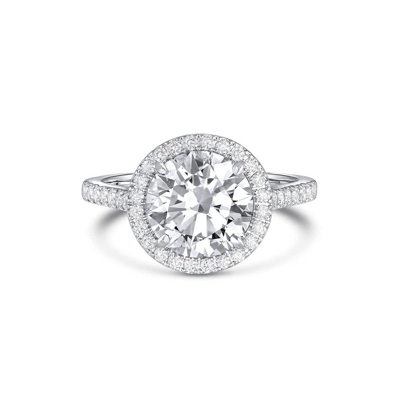 Rivière Platinum 3.05ct Round Brilliant Cut Diamond Ring, GIA Certified