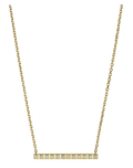 Ice Cube Yellow Gold Full-Set Diamond Necklace