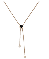 Happy Hearts Necklace Onyx