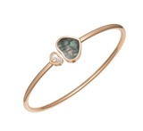 Happy Heart Bangle Black Tahitian