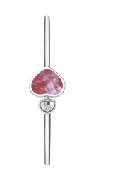 Happy Heart Bangle Mother Of Pearl