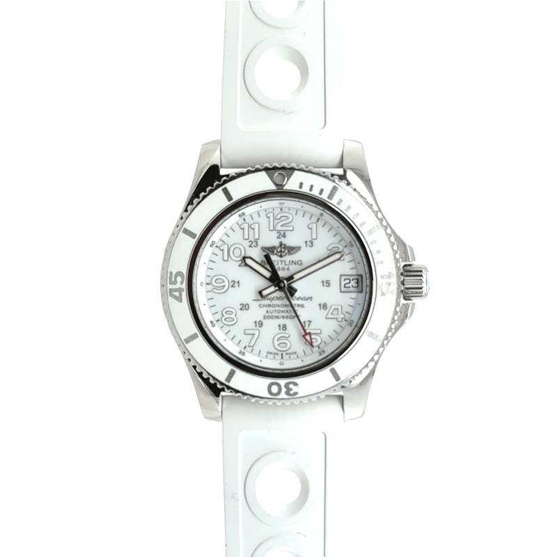 BREITLING SUPEROCEAN 36MM A17312 - PRE - OWNED
