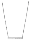 Ice Cube White Gold Half-Set Diamond Necklace