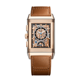 Pink Gold Reverso Tribute Chronograph Manual Winding Men’s Watch Q389256J