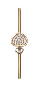 Happy Heart Bangle Diamonds