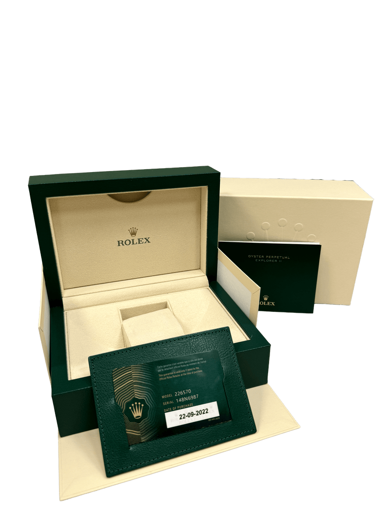 ROLEX EXPLORER II 42MM 226570 - PRE - OWNED