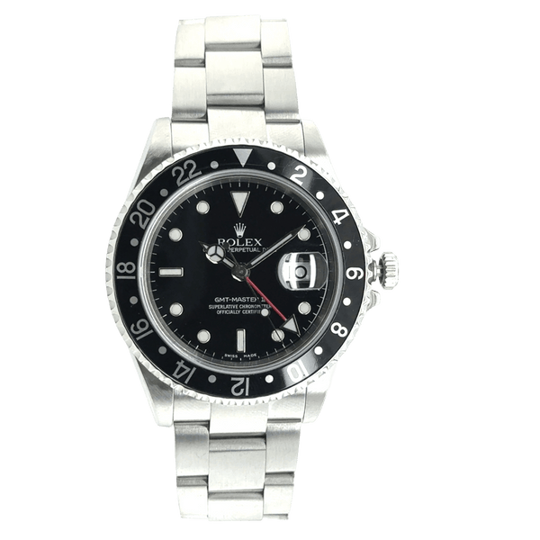 ROLEX GMT MASTER II 40MM 16710 - PRE - OWNED