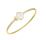 Happy Heart Bangle Mother of Pearl