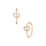 Happy Diamonds Icons Hoop Earrings Rose Gold
