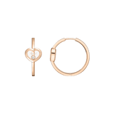 Happy Diamonds Icons Hoop Earrings Rose Gold