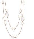 Happy Hearts Sautoir necklace Mother of Pearl