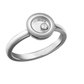 Happy Diamonds Icons White Gold Ring