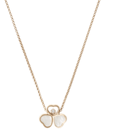 Happy Hearts Wings Necklace Mother of Pearl