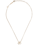 Happy Hearts Wings Necklace Mother of Pearl