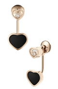 Happy Hearts Earrings Onyx