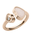 Happy Hearts Ring Pink Opal