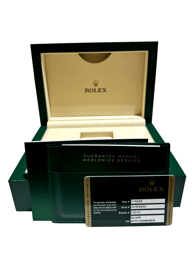 ROLEX DAY-DATE JUST II 41MM 116334 - PRE - OWNED