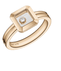 Happy Diamonds Icons Square Rose Gold Ring
