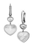 Happy Hearts Drop Earrings Mother Of Pearl