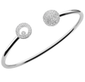 Happy Diamonds Planet White Gold Diamonds Bangle Bracelet