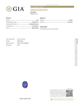 Platinum Two-Stone Bluish-Violet Tanzanite Bypass Ring – 5.19 Carats