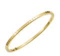 Ice Cube Yellow Gold Small Bangle Bracelet
