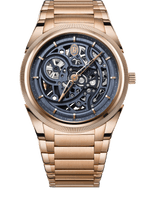 TONDA PF SKELETON ROSE GOLD IN MILANO BLUE