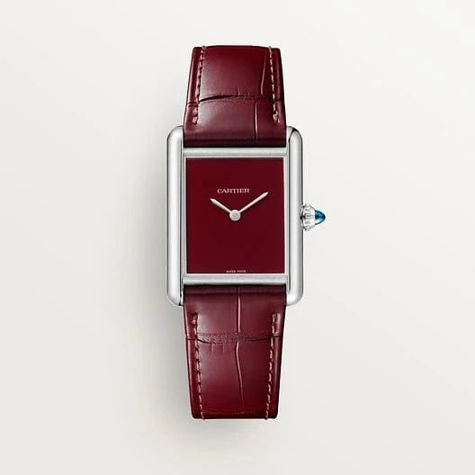 Tank Must watch, Large model, quartz movement, steel, leather CRWSTA0054