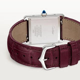 Tank Must watch, Large model, quartz movement, steel, leather CRWSTA0054