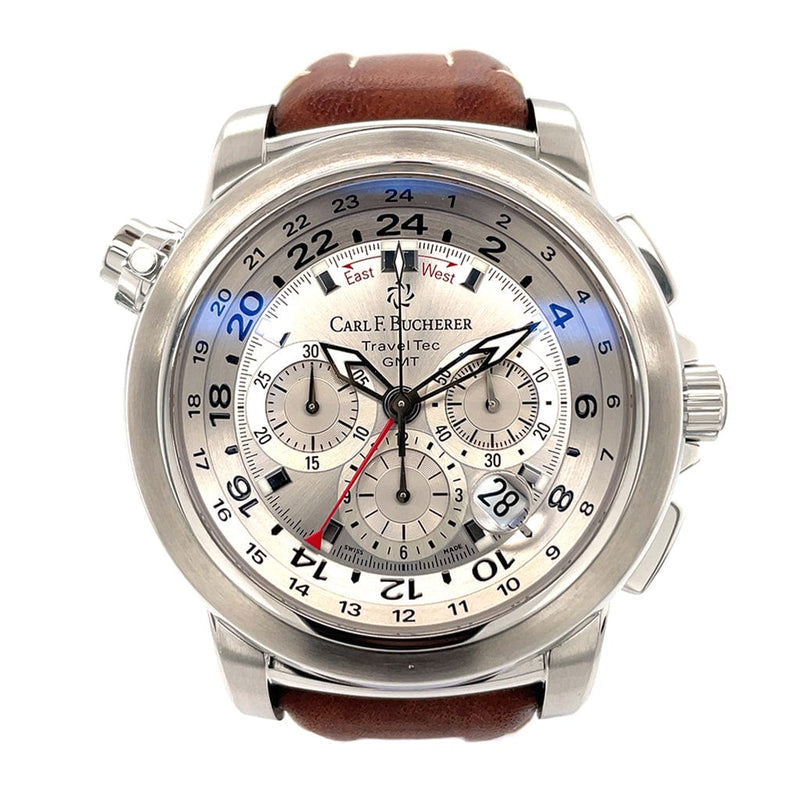 Carl Bucherer Patravi GMT 46mm Stainless Steel - Pre-Owned