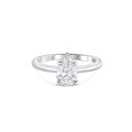 Platinum 1.01 ct. Pear-Shaped Diamond Solitaire Ring, GIA-Certified
