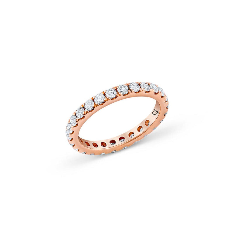 18k RoseGold 1.02 ctw Eternity Band