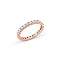 18k Rose Gold 1.16 ctw Eternity Band