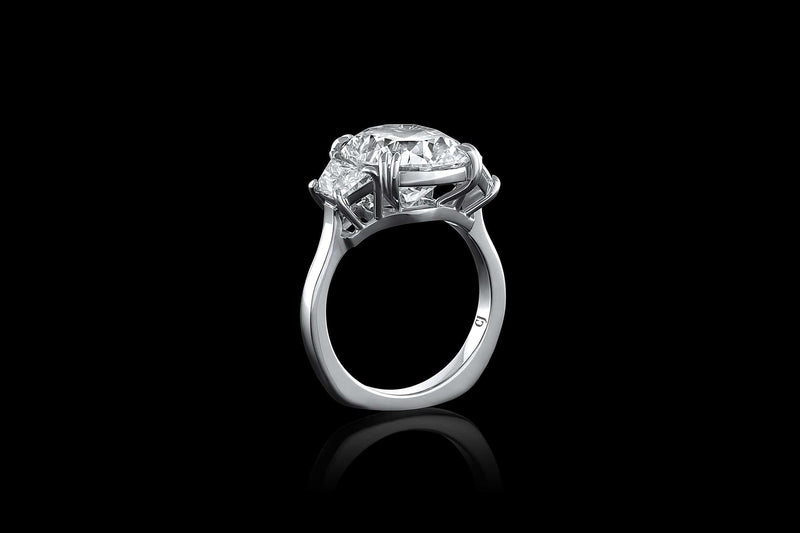 Rivière 6.09ct Cushion Brilliant Diamond Ring, GIA Certified