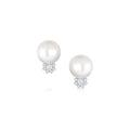 RIVIERA SOUTH SEA PEARL AND DIAMOND EARRINGS