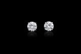 Rivière Platinum 10.01ctw Diamond Post Earrings