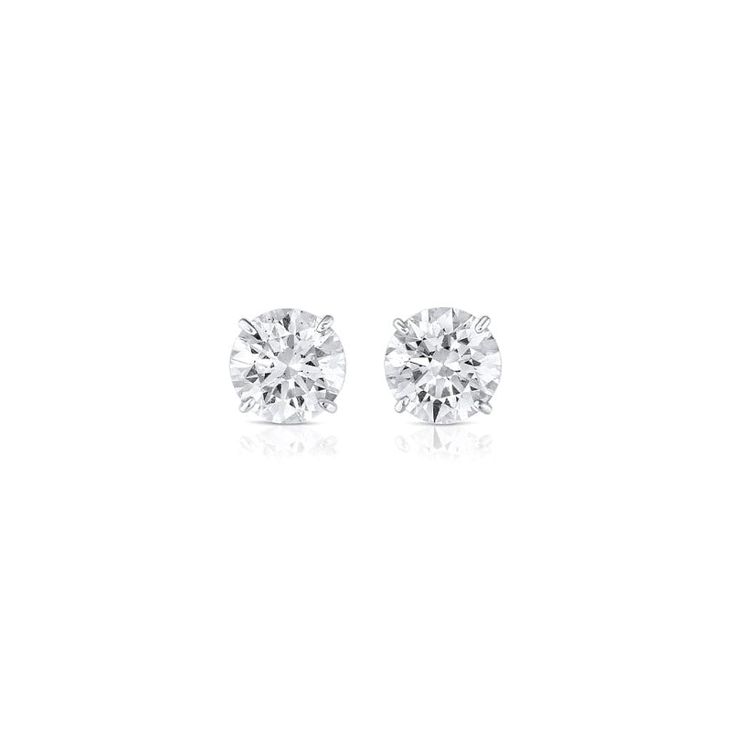 Rivière Platinum 10.01ctw Diamond Post Earrings