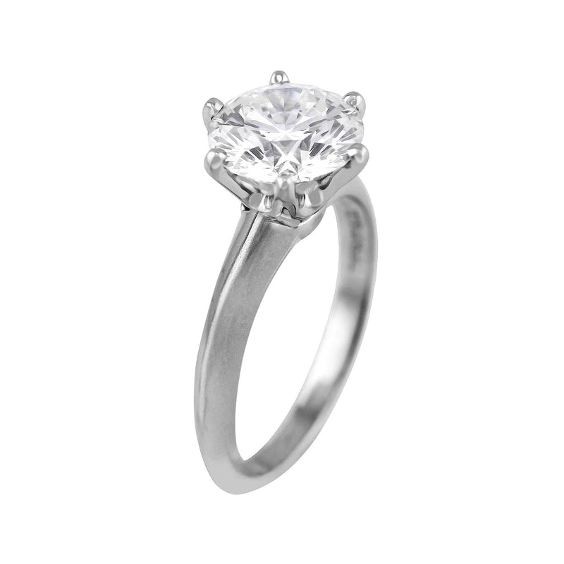 1.67ct Tiffany Setting Estate Platinum Diamond Ring