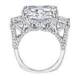 11.47ct Asscher Cut Diamond Ring set in Platinum