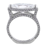 3ct Horizontal Marquise Diamond Ring